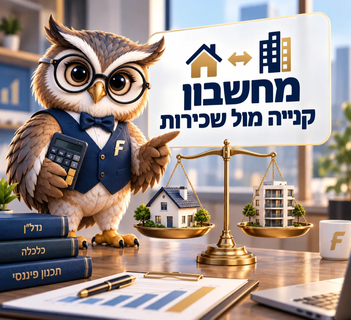 מחשבון קנייה מול שכירות: לקנות או לשכור דירה