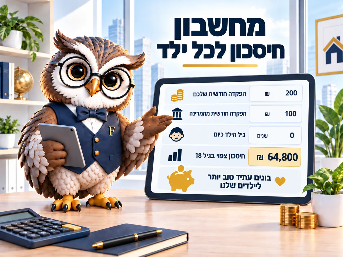 מחשבון חיסכון לכל ילד