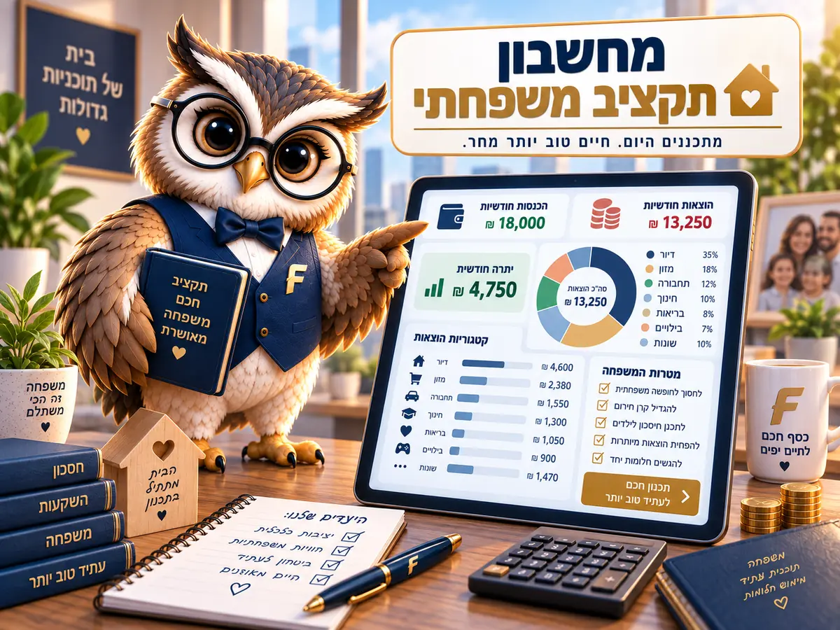 מחשבון תקציב משפחתי