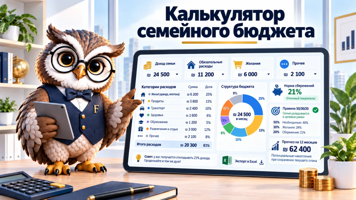 Калькулятор семейного бюджета