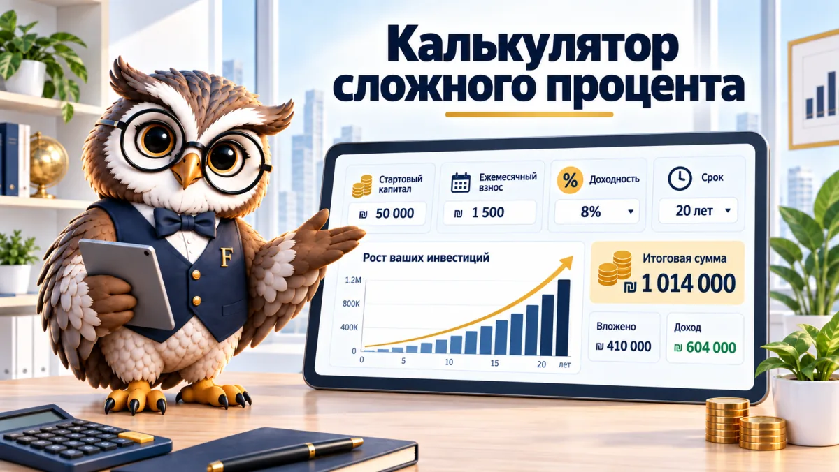 Калькулятор сложного процента