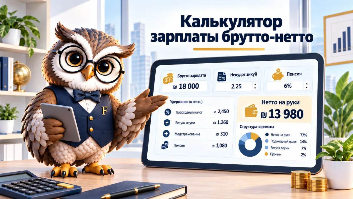 Калькулятор зарплаты брутто-нетто: сколько остаётся от зарплаты