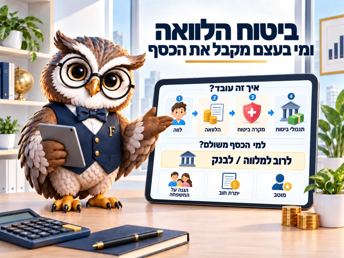 ביטוח הלוואה ומי בעצם מקבל את הכסף