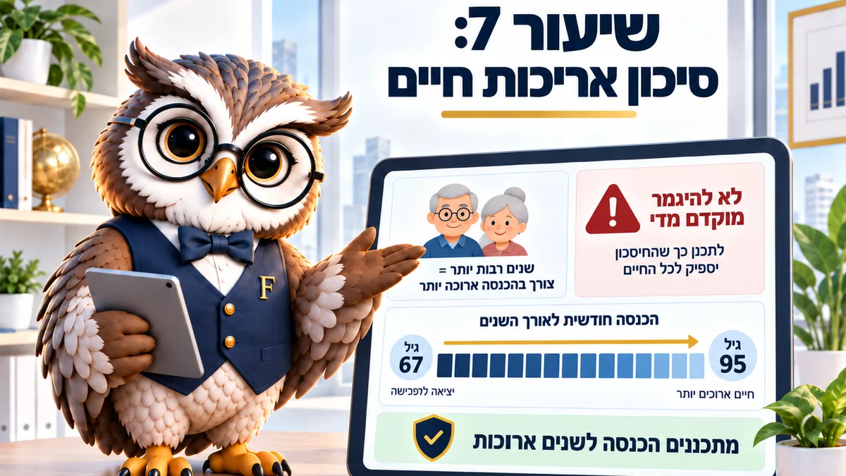 שיעור 7 · סיכון אריכות חיים: לחיות הרבה שנים