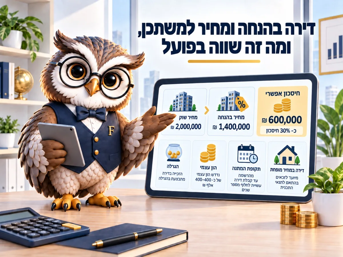 דירה בהנחה ומחיר למשתכן, ומה זה שווה בפועל