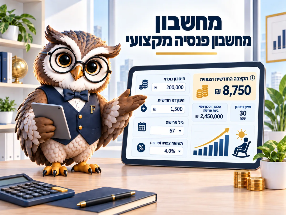 מחשבון פנסיה מקצועי