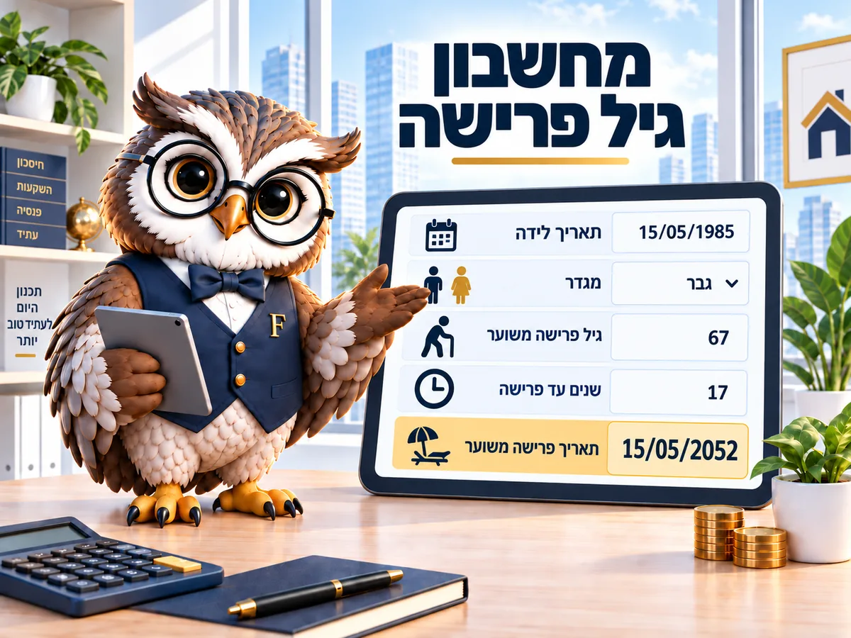 מחשבון גיל פרישה